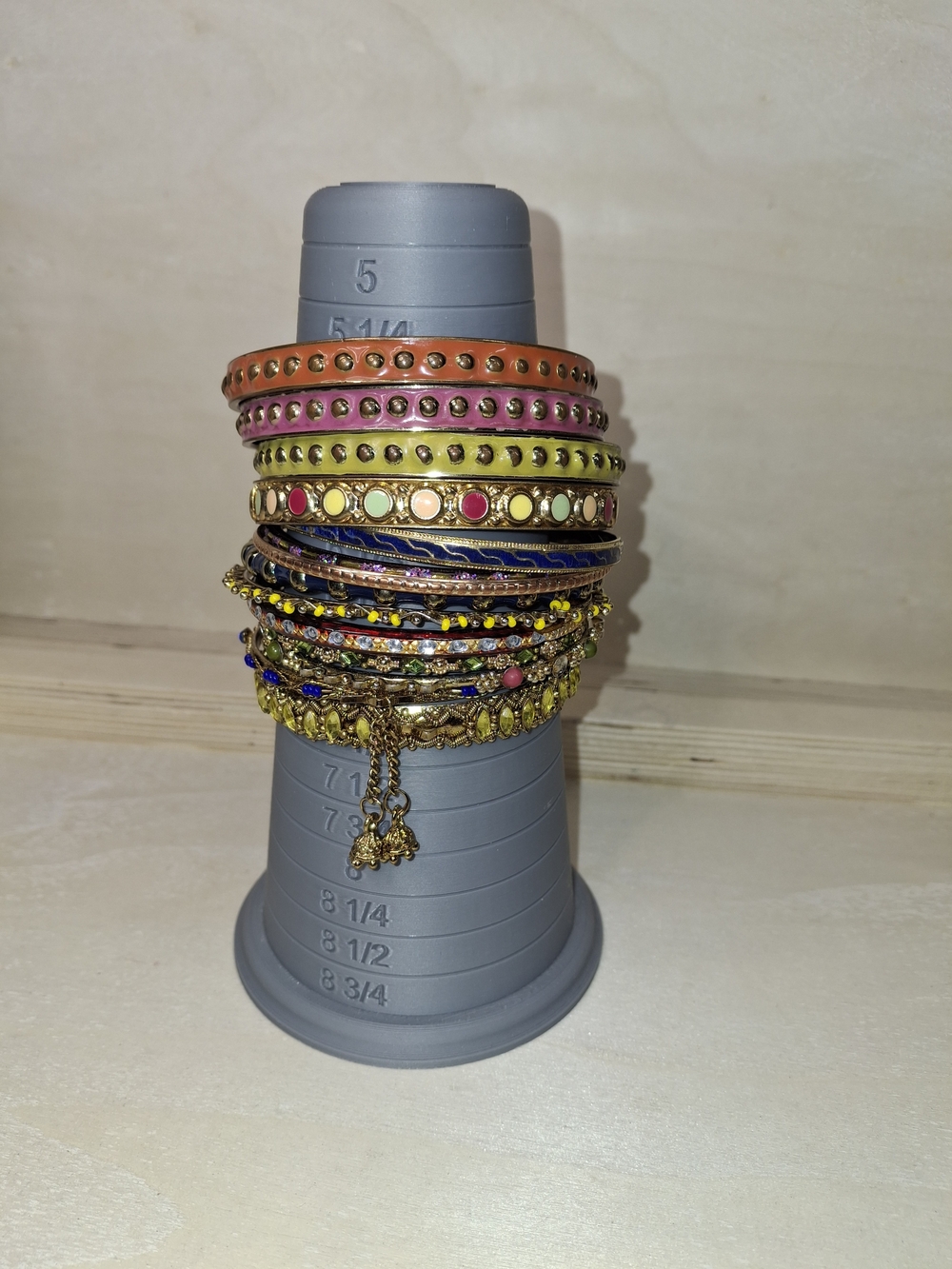 Multicolor Stackable Women’s Bangle Bracelet Set